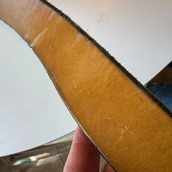 Vintage Mickey Mouse Disneyland Brass Tone Belt Buckle & Belt RARE - Picture 12 of 12